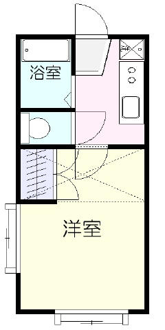 部屋の間取り図