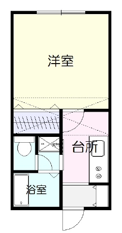 部屋の間取り図