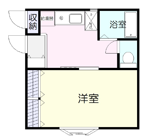 部屋の間取り図