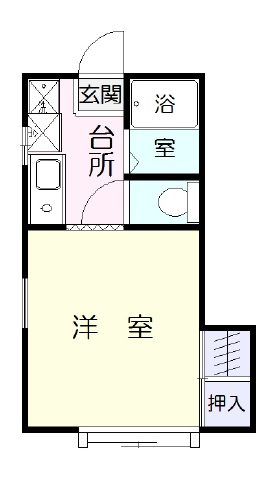 部屋の間取り図