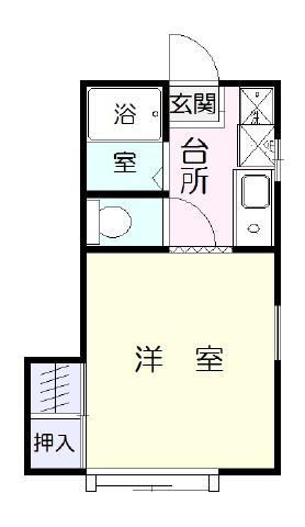 部屋の間取り図