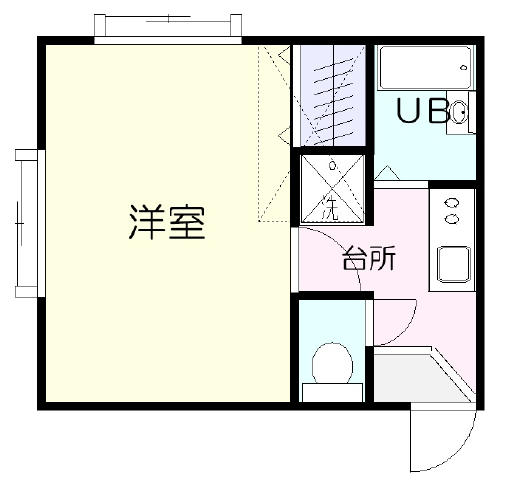 部屋の間取り図