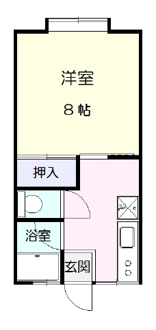 部屋の間取り図