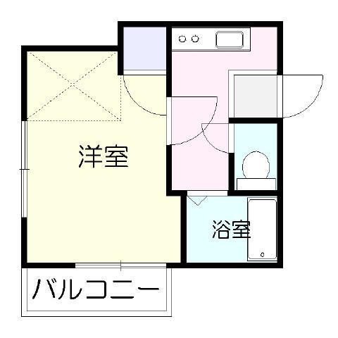 部屋の間取り図